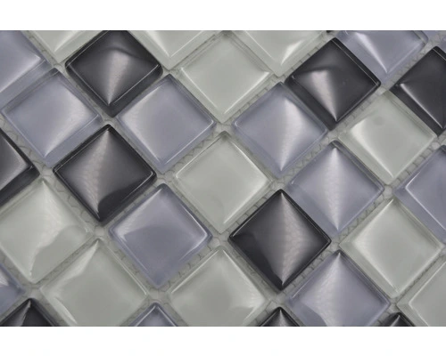 Glasmozaïek XCM 8125 Grijs/zwart/wit 30,5x32,5 Cm 7 Glasmozaïek XCM 8125 Grijs/zwart/wit 30,5x32,5 Cm - Afbeelding 5