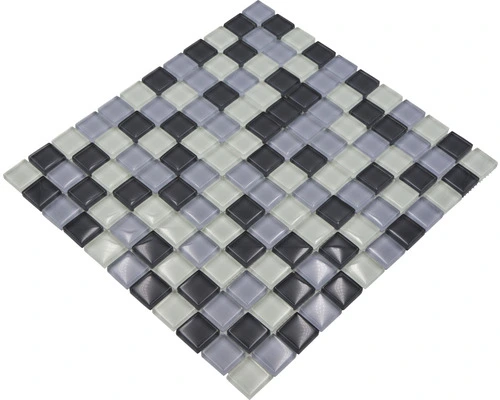 Glasmozaïek XCM 8125 Grijs/zwart/wit 30,5x32,5 Cm 6 Glasmozaïek XCM 8125 Grijs/zwart/wit 30,5x32,5 Cm - Afbeelding 4