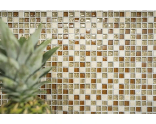 Glasmozaïek Crystal XCM M820 Beige Mix 30,5x32,5 Cm 8 Glasmozaïek Crystal XCM M820 Beige Mix 30,5x32,5 Cm - Afbeelding 6