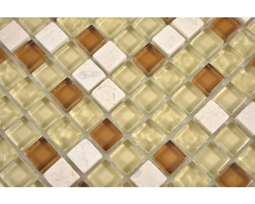 Glasmozaïek Crystal XCM M820 Beige Mix 30,5x32,5 Cm 9 Glasmozaïek Crystal XCM M820 Beige Mix 30,5x32,5 Cm - Afbeelding 7