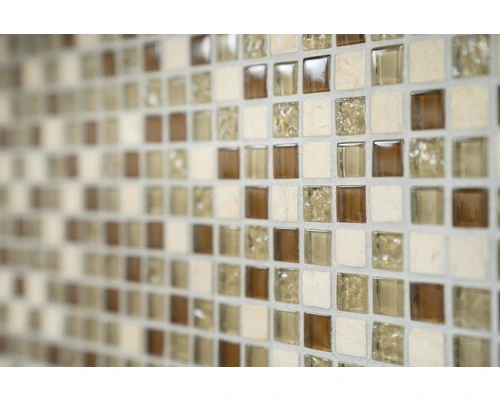Glasmozaïek Crystal XCM M820 Beige Mix 30,5x32,5 Cm 10 Glasmozaïek Crystal XCM M820 Beige Mix 30,5x32,5 Cm - Afbeelding 8