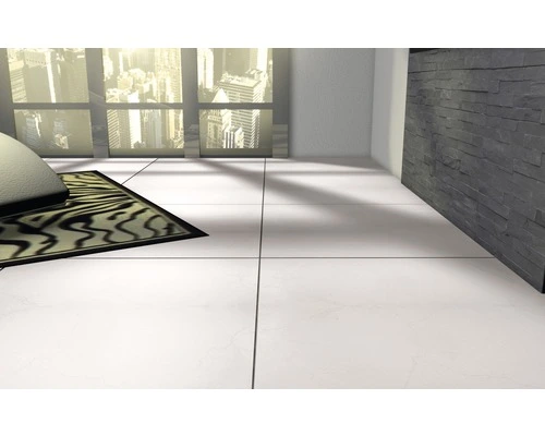 Wand- En Vloertegel Uni Wit Gepolijst 60x60 Cm Gerectificeerd 4 Wand- En Vloertegel Uni Wit Gepolijst 60x60 Cm Gerectificeerd - Afbeelding 2