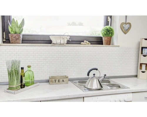 Kunststof Mozaïek XCM ASMB1 Wit 30x30 Cm 10 Kunststof Mozaïek XCM ASMB1 Wit 30x30 Cm - Afbeelding 8