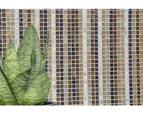 Glasmozaïek XGM ST55 Beige/goud Mix 30,5x32,5 Cm 7 Glasmozaïek XGM ST55 Beige/goud Mix 30,5x32,5 Cm - Afbeelding 5